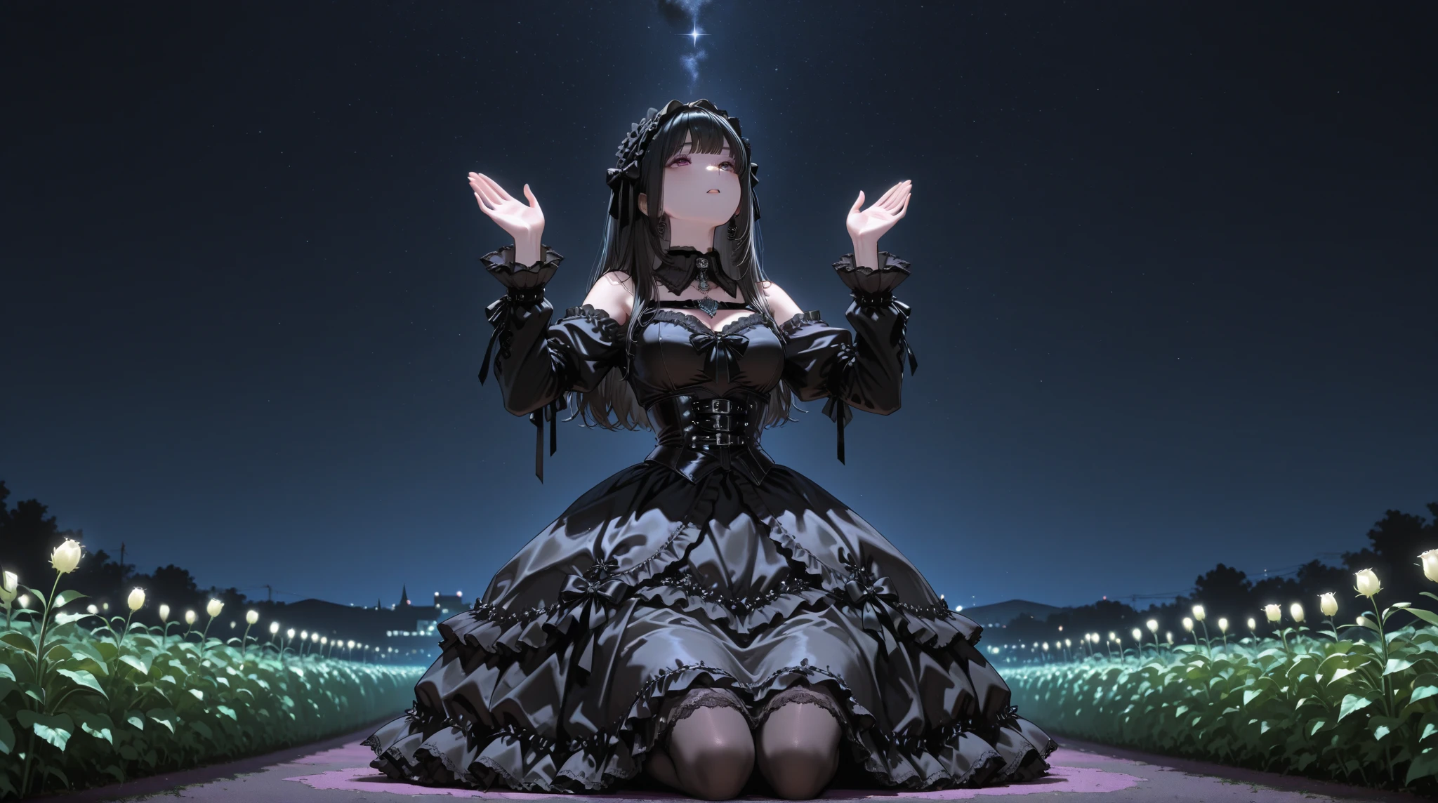 (detailed face and eyes:1.3),
full body, (sitting on a bench:1.2),bench,smile, holding bouquet, blue flowers, circuit flowers, 
 <lora:circuit_wedding_dress:1>,wearing circuit_wedding_dress,AI_wife,made_of_circuits,inside_church,
Ultra-detail,(highres:1.1),best quality,(masterpiece:1.3),cinematic lighting,