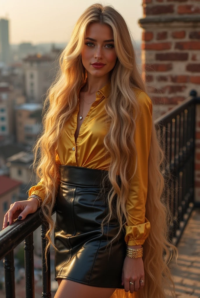 Girl 25 years old, European, long blond hair, blue eyes, deep gaze, measurements 95-60-60, ((Best Quality, 8k, Masterpiece: 1.3)), Full Body, Light Focus: 1.2, Outstanding Beauty Style: 1.4, Slim Abs: 1.2, ((Blond Hair, Large: 1.2)), (Night, Outdoor: 1.1), highly detailed skin and face texture, detailed eyes, double eyelids. wearing black dress, professional portrait
