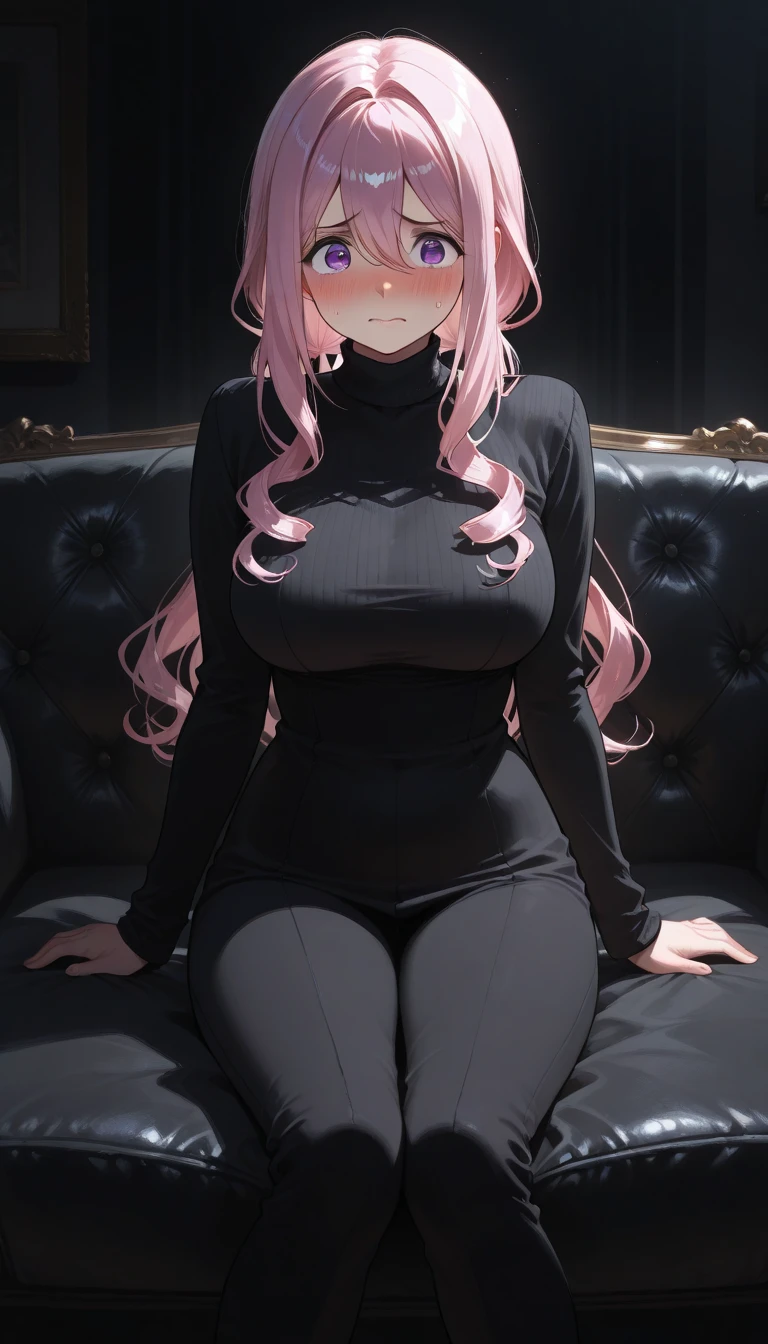 (((masterpiece:1.4, Best Quality:1.4, 8K))), ultra high res, Physically Based Rendering, ultra Beautiful Sexy Woman, 24yo, Detailed large eyes, detailed thin eyebrows, Highlights in the eyes, no makeup, (pink long hair, Hair accessories:1.2), Highly detailed facial and skin texture, Clear focus:1.2, Slender beauty:1.4, ((gigantic breasts:1.7, underboob:1.6, breasts exposed:1.1)), (Slim abs), (narrow waist), (slim and long beauty legs), (embarrassed:1.4, crying, tears:1.4, crying:1.2, open mouth:1.2, drooling:1.4), ((cropped tight T-shirt:1.4, off shoulder )), (pencil micro miniskirt), (transparent black stockings:1.2), (spread pussy, beautiful pussyexposed:1.2, pubic hair:1.5), (cum in pussy:1.4), (sitting with spread pussy:1.9), ((In front of a huge crowd, on the red carpet, soaking wet body)),