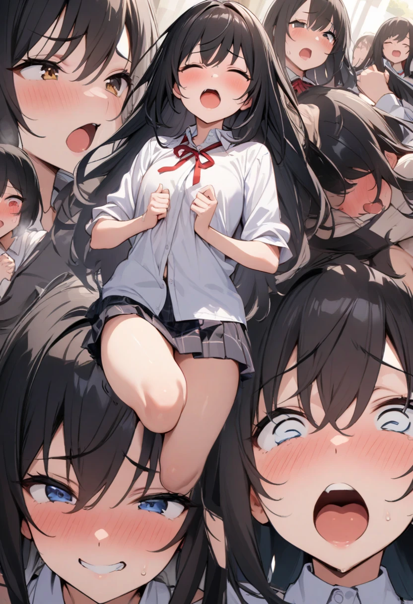 Bishōjo anime style,One Woman,,,height135Girls under 18cm,10 years old,mini skirt,Penetration Sex,Creampie Sex,Sex-obsessed,Primary school students,Breasts that began to bulge,Semen overflowing from the vagina,,Girls' Elementary School,,Pulling your arm,School bag,Land athletics