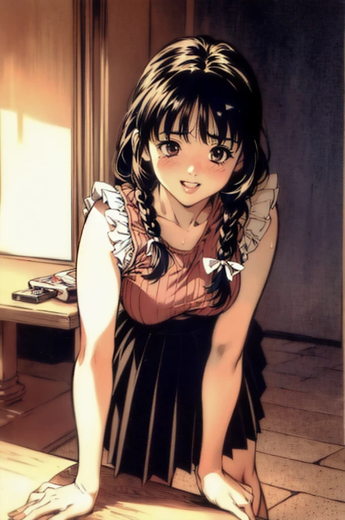 Highest quality、High resolution、Detailed Background、(Beautiful face in every detail:1.4)、Anatomically correct、(Detailed facial expressions)、(fine grain:1.2)、8-year-old beauty、cuteカラーの髪色、Braided Ponytail、Braided bob cut、Braided twin tails、Navy School Swimsuit、(Flat Chest)、Perfect body line、Thick thighs、Please show me your whole body、
(Five beautiful girls in school swimsuits having fun in the school pool:1.5)、
Big smile、Laughing with your mouth open、My whole body is wet、My hair is wet too、Fun atmosphere、Embrace each other、cute仕草、cute