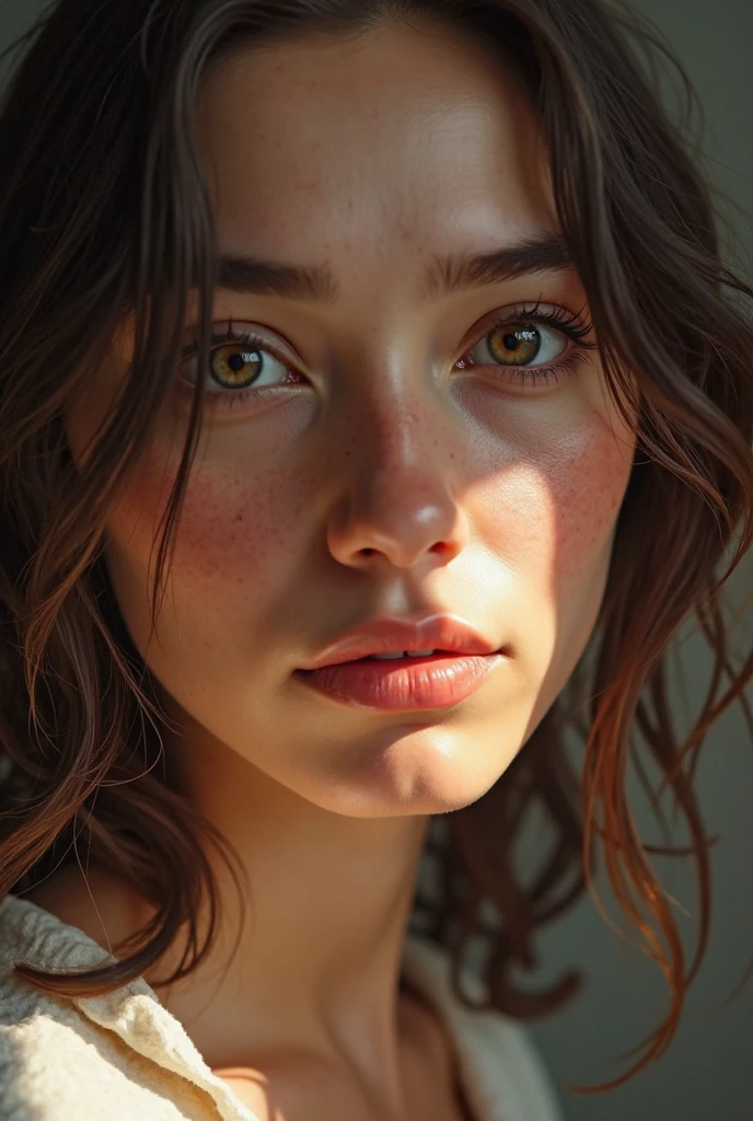 ((1 Spanish lady)), (kiera knight) (15 years)), beautiful ethereal, (awkward and seductive smile) with some teeth visible, by the wide, loving look at the camera, shaped body, big breasts, big ass, Sexy front pose ((David Hamilton Style)), detailed photo of the whole body, sent, luz outfit, boss&#39;artwork, Best Quality, photorealistic, 8k, High resolution, realistic and detailed skin, 8k euh, Digital SLR Cameras, luz outfiting, high quality, film grain, Fujifilm XT3, totally naked