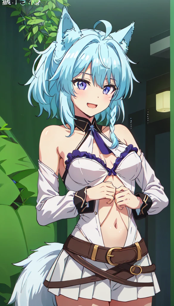 ((collar,leash,tied up,bondage,scared expression,)),1Girl, solo,aqua hair, medium hair, blue eyes,(((blackbikini,bra))),short hair