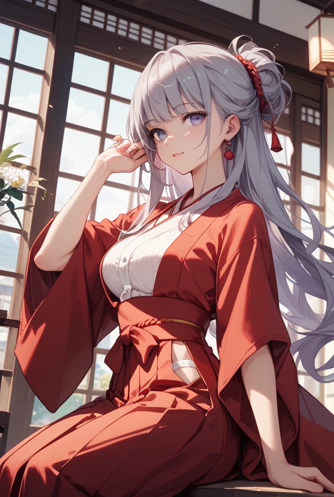 (1girl:1.3), Masterpiece, Best quality, amazing beauty, [[3D]], 4K, absurdres, finely detail, super detailed eye, perfect anatomy, official art, cinematic lighting, BREAK, garden, silky long hair, silky wavy hair, gold hair, super shiny detailed blue eyes, big eyes, watery eyes, cute eyes, thin eyebrow, Looking Over, open-mouth, plump lips, wide smile, mascara, rouge, Eyeshadow, red lips, piercing, Excited, BREAK , huge breasts, tall, slender, black skin, gloss skin, singing, cowboy shot, dutch angle, BREAK , , BREAK,(twelve-layered ceremonial kimono:1.3)