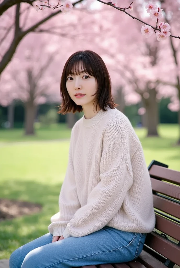 drooing eyes、Short hairstyle、Little fat girl、A dark-haired、short-haired、Embarrassed face、Autumn landscape、Hair illuminated by the sun、hitornfreckles,