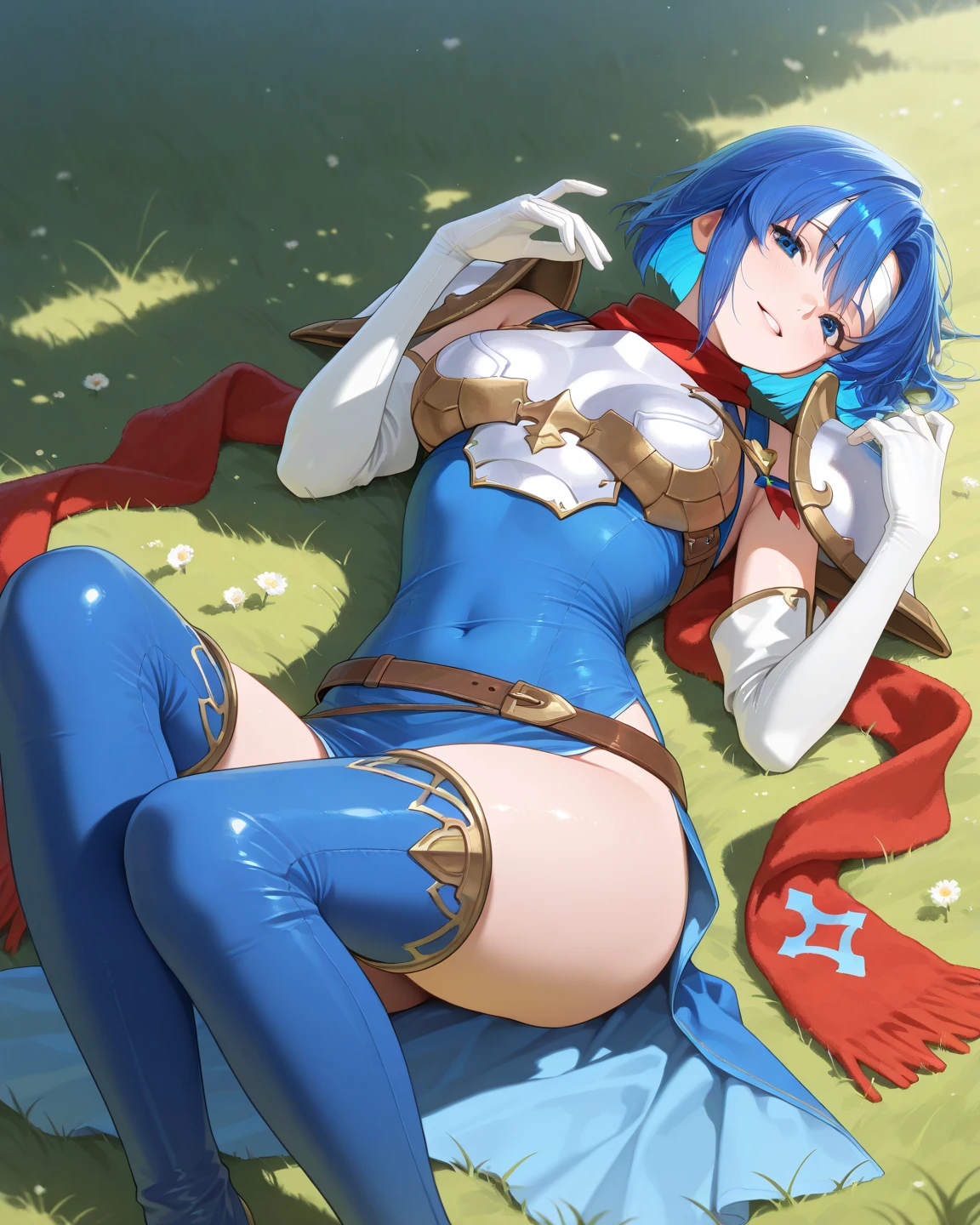anime artwork, score_9, score_8_up, score_7_up, score_6_up, score_5_up, score_4_up,style_3, ,,,,,,,,,, ,  , floox style, nude,naked, ,, Ganyu, nude,naked, big tits, big breasts, ,sit,  , solo, , pussy, on side,outdoors, grass, meadow, vaginal sex, pov,  disembodied hands, disembodied penis, leg up 