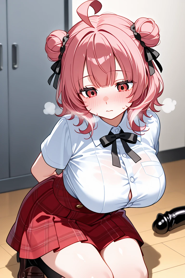 Hosho Marine、pet pose、black stockings、Transparent nipples、big breasts、tits、Creampie、I'm dripping semen、angry face、upward glance、Maid clothes、Bukkake、Facial、Erotic、glasses、dick