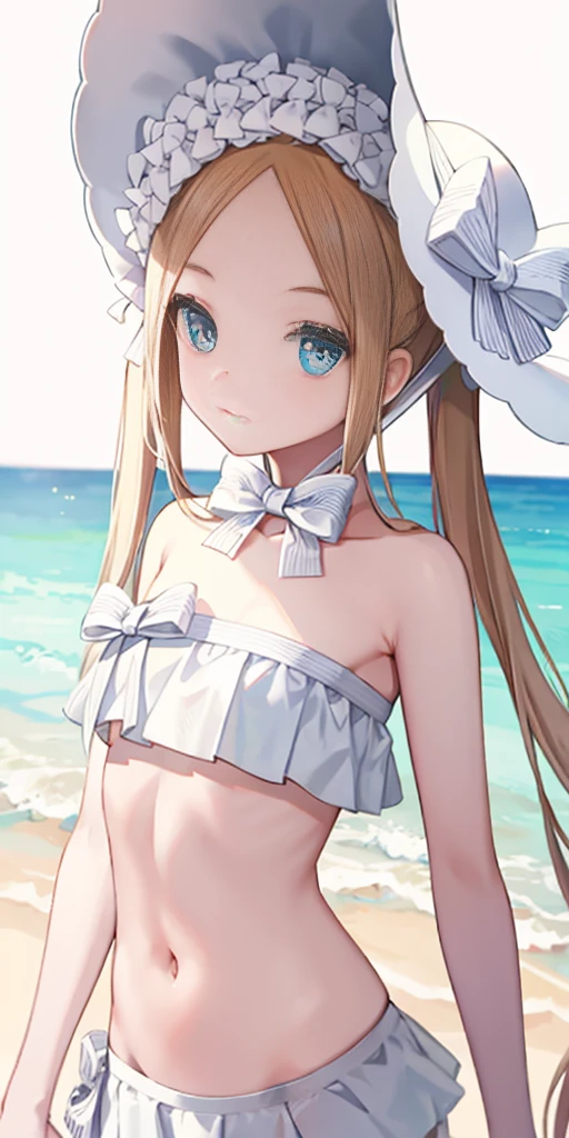 hmaw5, braids, bonnet, white bikini, beach laying