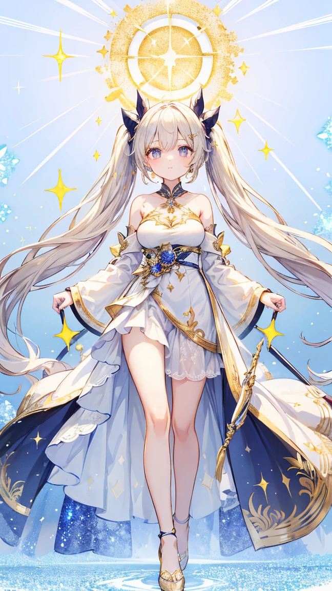 （Masterpiece）、(top-quality)、((ultra-detailliert))、(Super delicate)、Beautiful breasts、Naughty animal ear girl、mystical、Fantastical