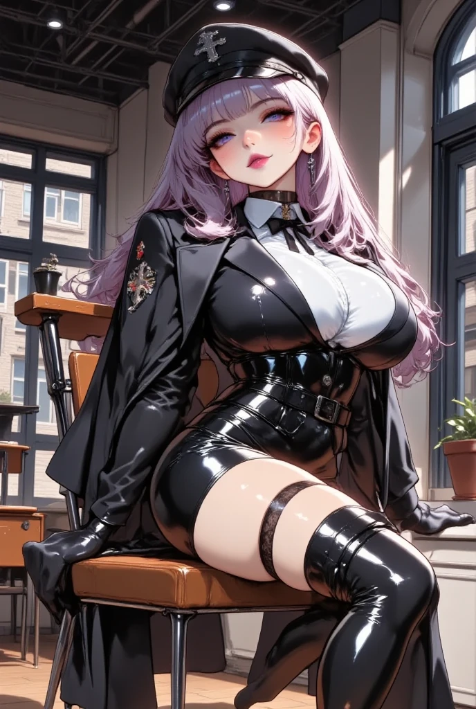 masterpiece, best quality, highly detailed, high resolution, expensive resolution, high resolution, 4K, 8k, uniform 8k wallpaper, highly detailed CG, masterpiece, 2D, 3D, beautiful details, depth, fine texture, best quality: 1.3, perfectly focused, crispy. skin, him, cute anime 20s girl, her name is Mei, idol, expensive brown short twin tails, mole under eye, looking at the viewer, cowboy shorts, expensive, blush, mole, plump lips, heart, pink eyes, heart shaped choker