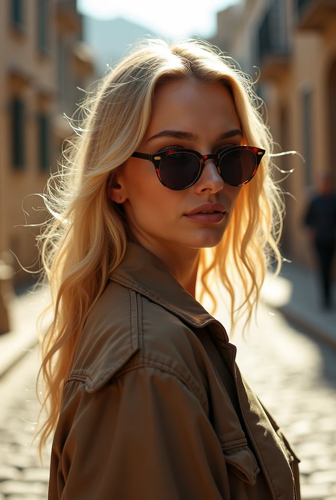 Mature Girl with sunglasses