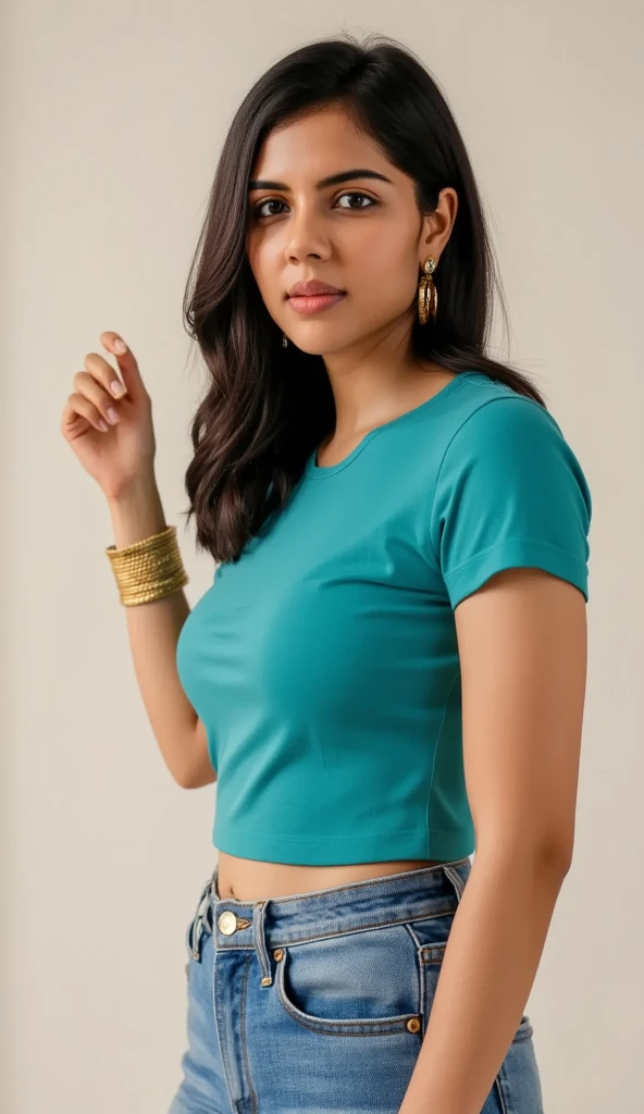 ((small breast)), naughty glasses hijab girl wear wet crop top full colour gamis, braless, big and sharp edge nipples were visible out through her gamis