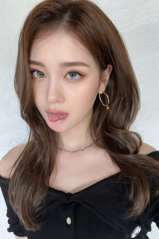 Beautiful handsome woman, ((top quality, 8k, masterpiece:1.3)), pretty woman, huge breasts:1.3, slender figure:1.1, elastic red long hair, (shower, wet body, wet clothes:1.1), very detailed face, detailed lips, detailed eyes, double eyelids, detailed blue eyes, extremely detailed outstanding blue eyes, red hair, red hair, naked ass, huge round earrings, tattoo on the chest, slight smile, detailed flower wreath on her head, gym space, gym equipment behind