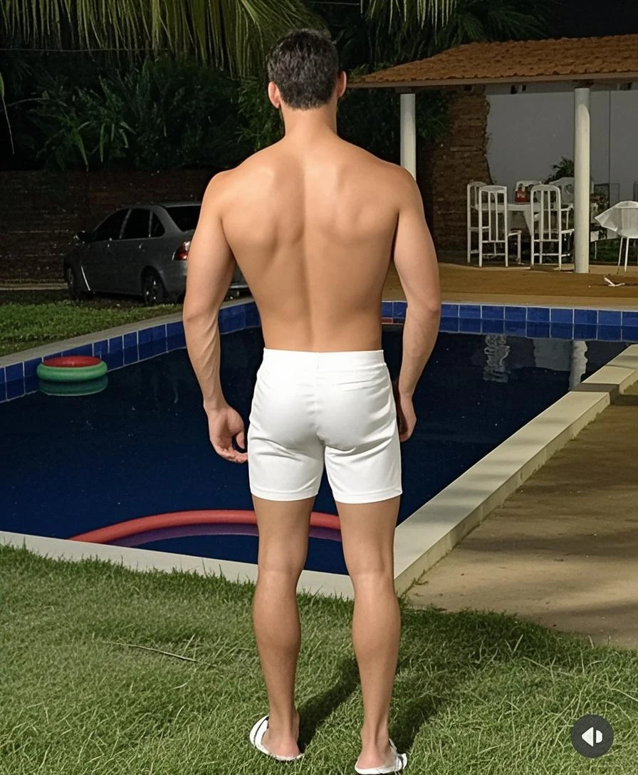 Male 14 years old, mexicano, olympic swimmer, clavadista, vista posterior