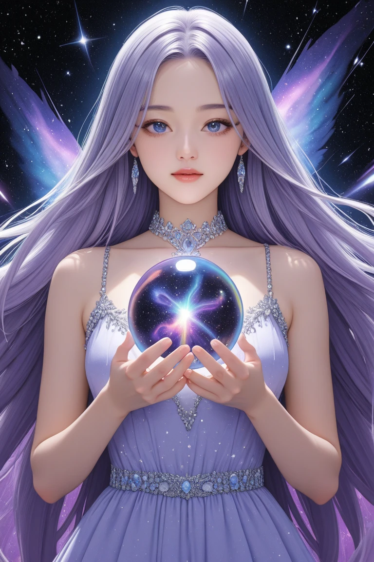 angelicales、Beautiful fece、Happy smile、Gentle background、clouds、Colorful clouds、Fantastical、Bright background、splatters、high-level image quality、tenderness、Joy、aureole 、 Sea Background -Auto