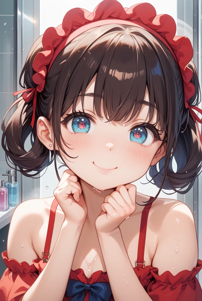(Tabletop.highest quality).(Dynamic Angle). (Incredibly detailed CG paintings),(Perfect Image)、Comic Strip.figure.One Girl.Detailed face、Perfect Face.Delicate face、Textured skin、Black Hair.length、(Horse-eared girl)Horse-eared girl、((Beautiful Blue Eyes)).Delicate and beautiful eyes、The eyes are detailed、Reflective Eyes、Watery eye、smile.(Staring at the audience:1.3).(My face got a little red:0.8)、8k wallpaper、Cowboy Shot、reflected light、Highest detail、Complex、Delicate background、Textured skin、Detailed skin、Swimwear, ((カラフルなSwimwear))