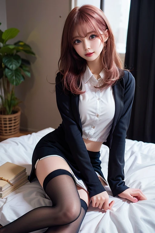 ulzzang -6500-v1.1, (Raw photo:1.2), (Photorealistic:1.4), Beautiful detailed girl, Very detailed eyes and face, Beautiful detailed eyes, Ridiculous, Incredibly ridiculous, Huge file size, Ultra Detail, High resolution, Very detailed, Best Quality, masutepiece, Kemomimi, ((White wet shirt)),(Protruding )),( The shape of the pubic area is clear)),Photos, Very detailed, nffsw, unification, 8K Wallpaper, Fantastic, Fine details, masutepiece, of the highest quality, Highly detailed ticker uniform 8K wallpaper, Light on Face, Movie Lighting, 18 year old girl, (((witheout panties)), ((Dynamic Pose))), (Camel toe), (half), (Flesh-colored pantyhose)))), ( Sitting with your knees bent and your legs spread))