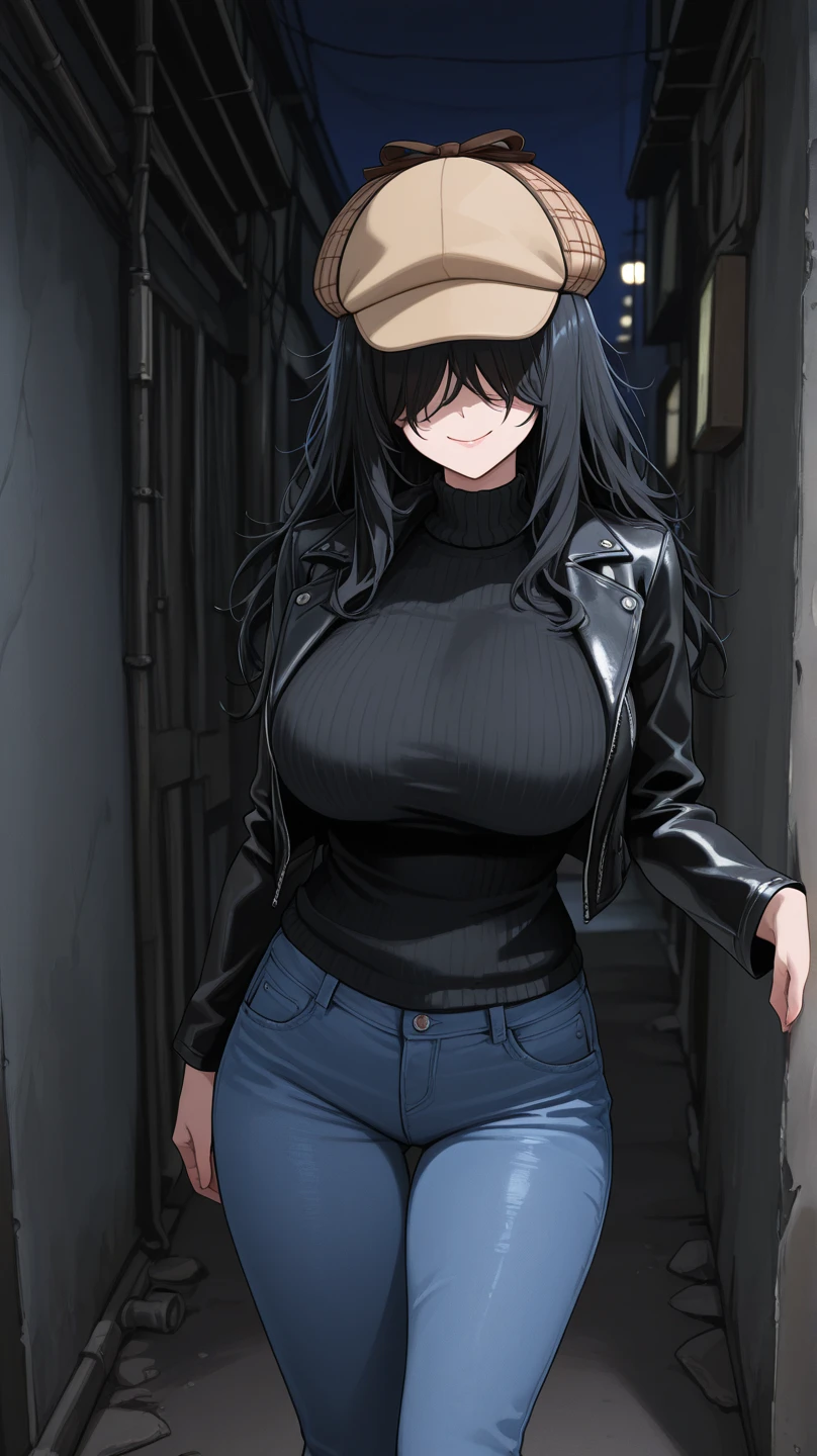 seductive anime girls, beautiful and seductive anime woman, Anime goddess,Beautiful anime,tmasterpiece, High- sharpness, high high quality, Detailed face, detailed body render, Dark lips, Unzip the one-piece leather jacket, exhibitionism,No bras, breasts out,, standing on your feet, Be red in the face,Full body photo,Orgasmic face,Eyes rolled up,Mouth open,The tongue is pulled out