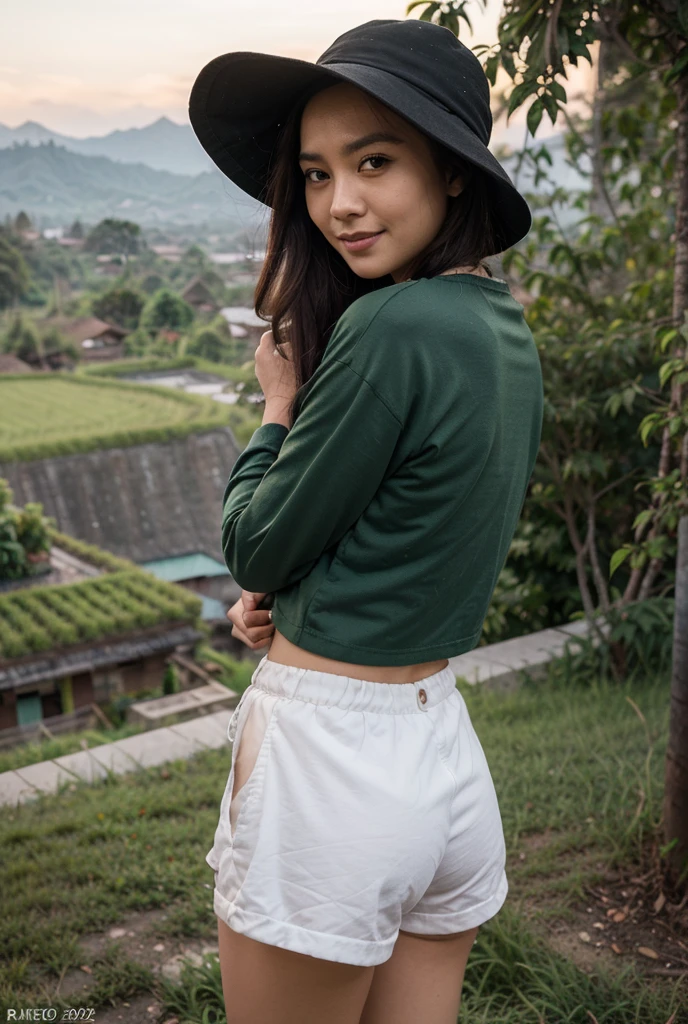 Indonesia girl peeing pants