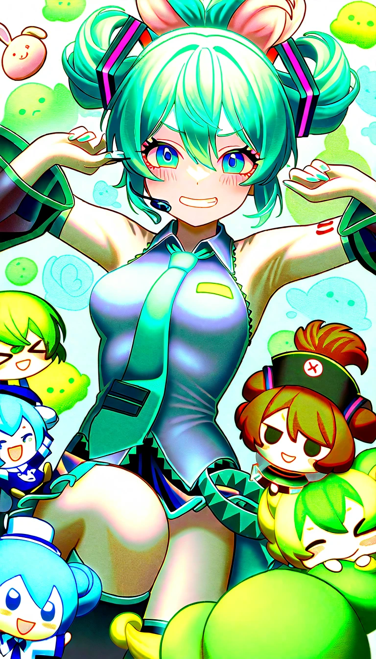 ((suu(monster musume))),((blue skin)),Anime coloring, senos grandes, solo, ojos verdes,((( piel azul))), ((chica limo)), sonrisa, ((cabello verde de limo)), piel de color azul,, chica monstruo, cabello largo, tentacle hair, senos grandes, escote,cabello muy largo, sentado, mirando al espectador, mano entre piernas, entre las piernas,((1girl,solo)),