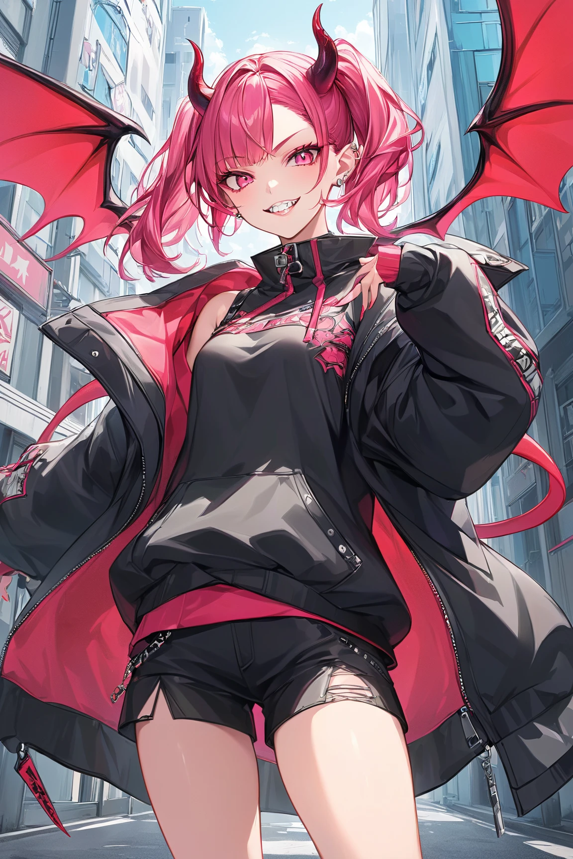 masterpiece, best quality, cute, ((child)), full body, cinematic lighting, volumetric lighting, detailed eyes, light and shadow, dynamic lighting, ultra detailed, very small breast, 1girl, solo, beautiful and delicate, ((arknights)), ((pretentious vampire)), elf ears, ((short and messy hair)), ((light-pink hair)), (red eyes), ((black dress)), (earrings), (red gem), ((black jacket)), (black bow on waist)