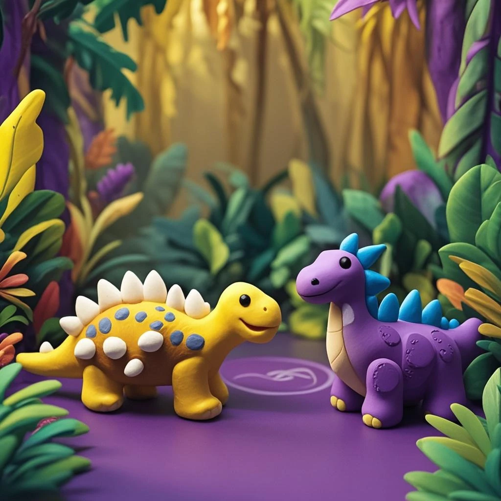 cute dinosaur colourful on transparent background