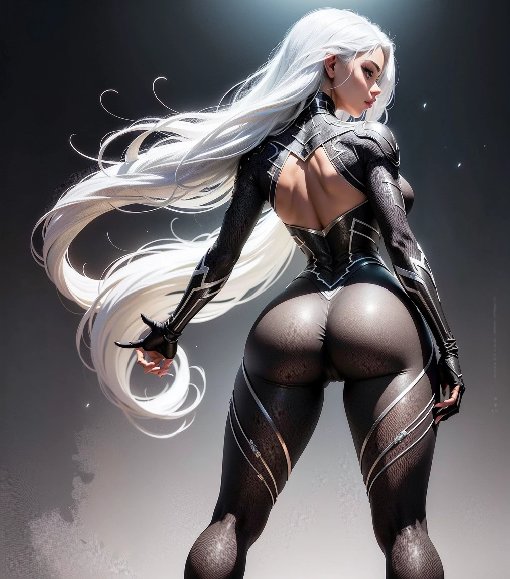 Arafed woman in black leather dress, holding a sword and glowing green, by Ross Tran, wlop and krenz cushart, ross tran style, in the style of ross tran, stunning character art, ross tran 8 k, by Ross Tran!!!, inspired by Ross Tran, moebius + loish + WLOP, alexandra fomina artstation