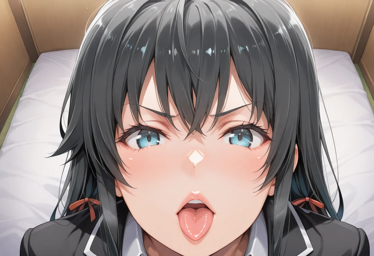 score_9, score_8_up, Sakimi-chan, ((character zero two)), ((Pov ??????????, ??? in noise, ahegao face)),
