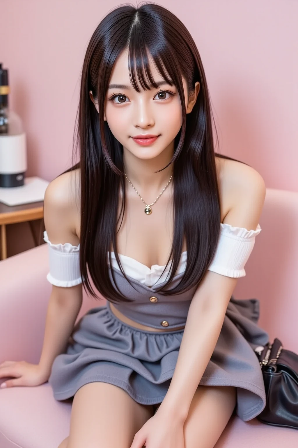top-quality、Facial Focus、Soft light、(depth of fields)、超A high resolution、(Photorealsitic:1.4)、((from side view))、Raw photography、(above knee:1.4)、((Posture on the inner thigh))、((Inviting eyes))、((Standing with one knee slightly bent))、2 Japan girls、Two 20-year-old girls、Huge title of embarrassment、cold smile:1.1)、(Brown-eyed)、detailed beautiful faces、(Cute hairstyle)、high-angle shot、Center view、Two arafe asian women in satin shimmies standing on city street、Phenomenally cute girl、japanaese girl、Wearing a lace slip shimmy、a hyperrealistic schoolgirl、a hyperrealistic schoolgirl、Idle Pose、full body Esbian、Nice skin、glistning skin、lovely thighs、glowing thigh、Sparkling leg rack above-the-knee high socks、High School in Japan 、乃木坂アイドル、韓国アイドル、Invite you inside、