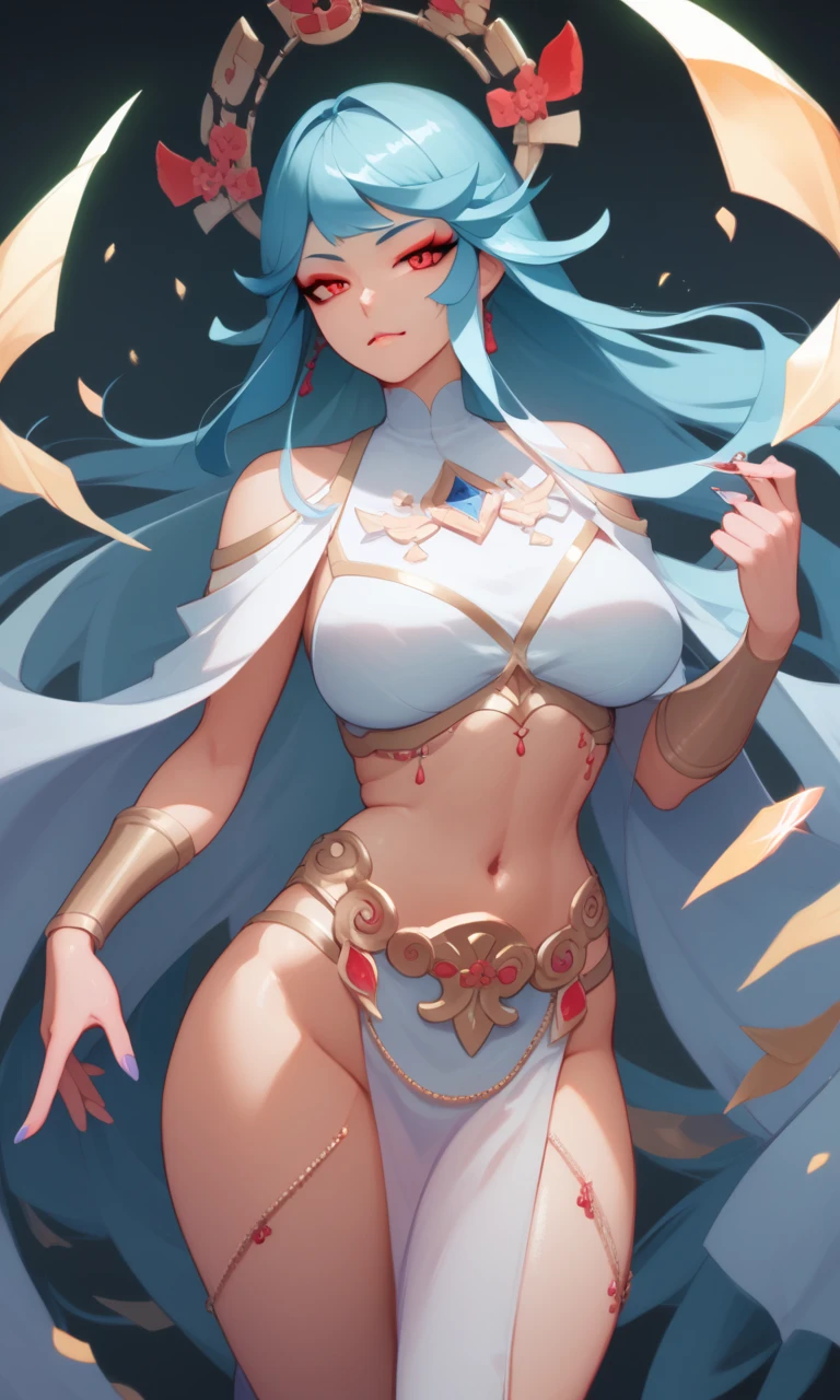 Inca princesses, beautiful , sexy body, huge breasts ,White skin