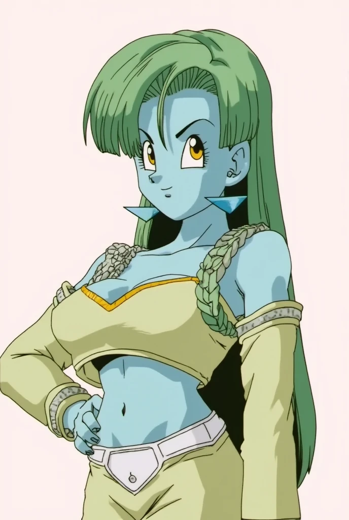 arafed image of a female character with a sword and a cape, skinny female fantasy alchemist, fey, complex fantasy character, cory chase as an atlantean, silvery skinned male elf, sexy pudica pose gesture, lady palutena, sfw version, pixiv contest winner, fantasy character, blue-skinned elf, fus rei, palutena, smile, red eyes, full body, blue hair