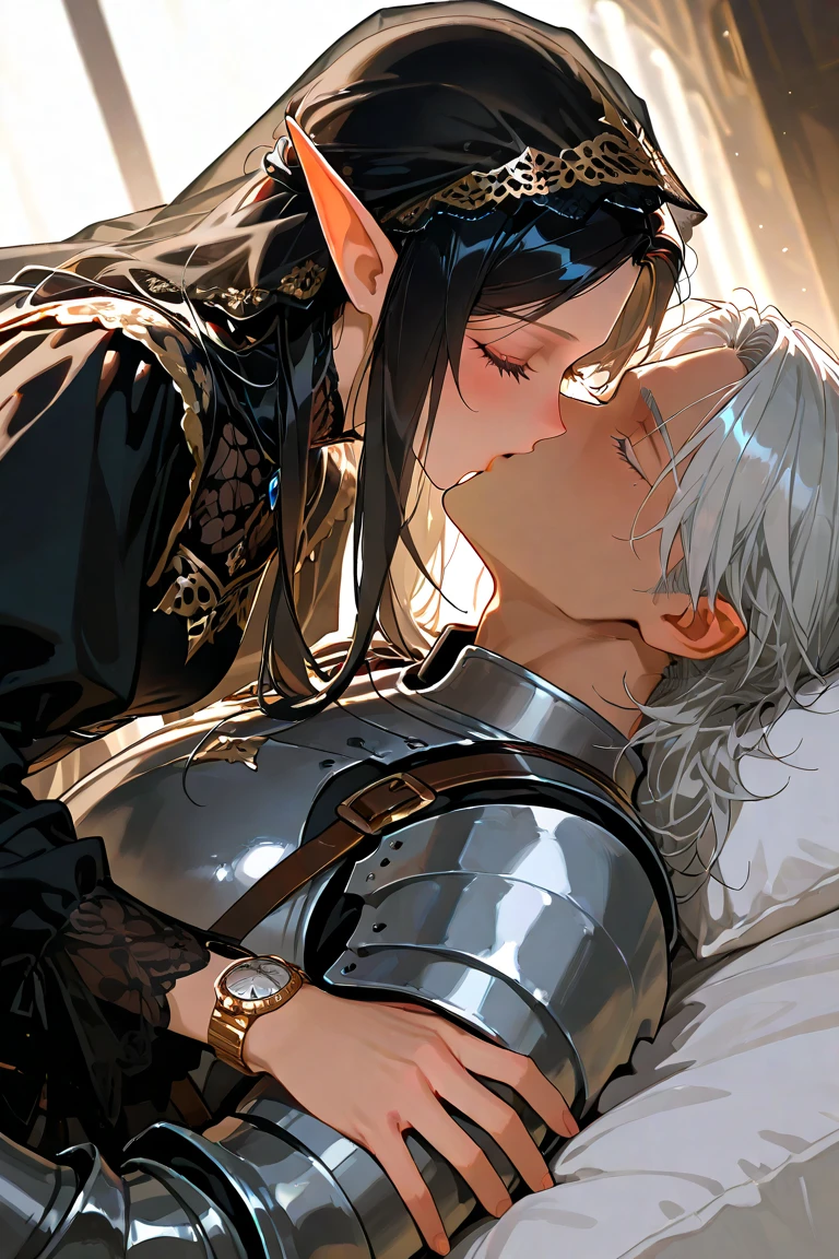 ((((hetero)))),(((boxing ring))),((((1girl and 1shota boy)))),(1girl),large breasts,straight hair,long hair,big hair,half updo,white hair,white eyes,(curvy),shiny skin,ahegao,((((wearing samurai)))),(1girl,vaginal,sex,missionary,face to face),((((on back)))),(from side), intercourse with a shota boy,(((cum on body))),((excessive cum)),cum in pussy,((cum on clothes)),cum on head,facial bukkake,cum on breast, cum on feet,fucked silly,trembling,((((1shota boy)))),(((petite))),penis,dark-skinned shota boy,interracial,Boxing Gloves,(height difference),(((masterpiece))),(((best quality))),((ultra-detailed)),(illustration),((an extremely delicate and beautiful)),(detailed background),