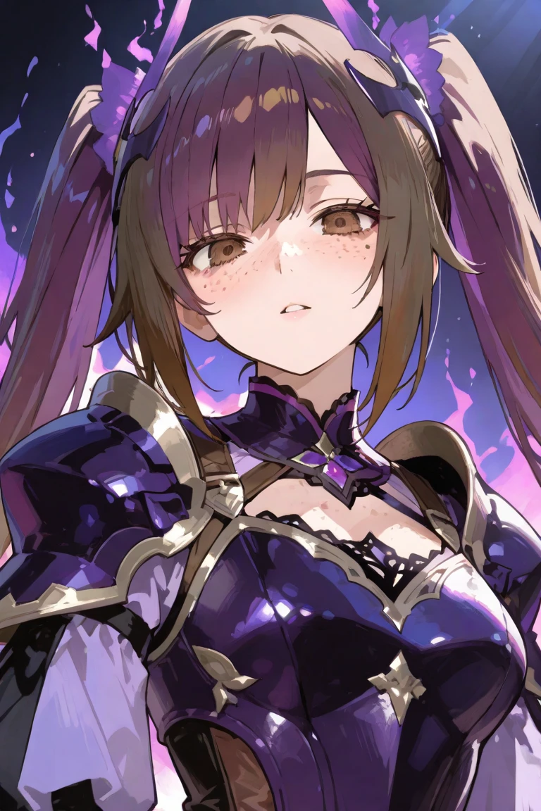 tookayatogami, <lora:tookayatogami-lora-nochekaiser:1>, 
tooka yatogami, hair ribbon, (purple eyes:1.1), purple hair, long hair, ribbon,
BREAK armor, armored dress, choker, dress, gloves, pauldrons, shoulder armor,
BREAK looking at viewer, 
BREAK outdoors,
BREAK <lyco:GoodHands-beta2:1>, (masterpiece:1.2), best quality, high resolution, unity 8k wallpaper, (illustration:0.8), (beautiful detailed eyes:1.6), extremely detailed face, perfect lighting, extremely detailed CG, (perfect hands, perfect anatomy),