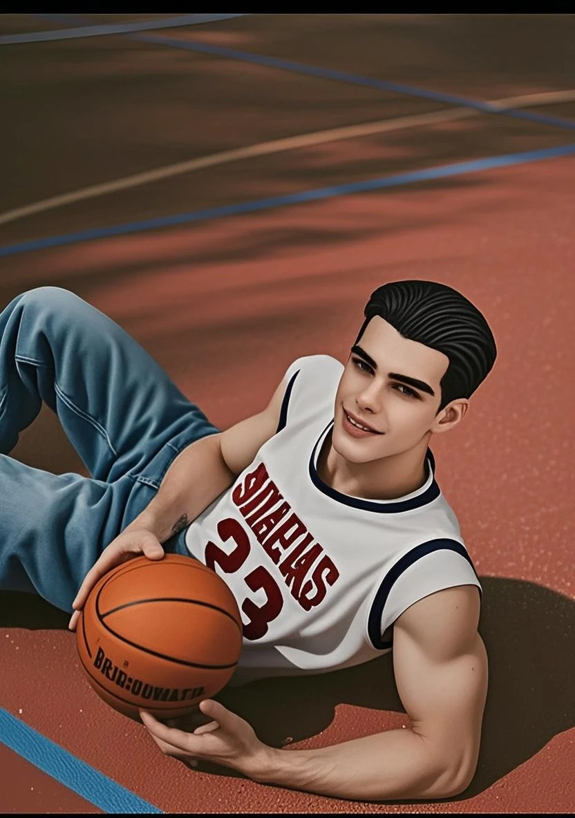 Homem com alta qualidade com efeitos em suas v volta com tom de anime