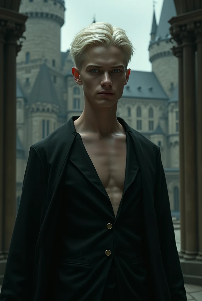 (evil albino tall lathy queer male Eagle King, bird brain, thin neck, frail shoulders, weak arms, flat chest, soft belly, curvy hips, thick avian thighs, male crotch bulge, massive buttocks, depraved homosexual, rapist, kidnapper, cradle robber, weak stomach, weak bladder, small boy snares and kills him)