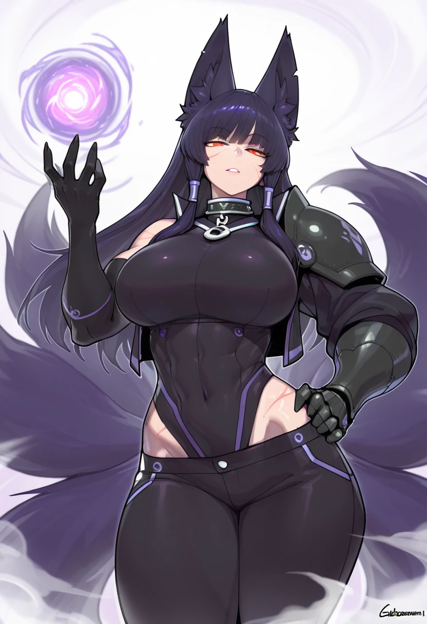 ((8k, 4k, Perfectly Detailed:1, High quality:1, masterpiece:1, perfect anatomy:1)), text, furry, female, mature female, Cerberus, (Fortnite), sexy body, big breasts, thick thighs, cute face, clean eyes, bikini, body movement, seductive look,