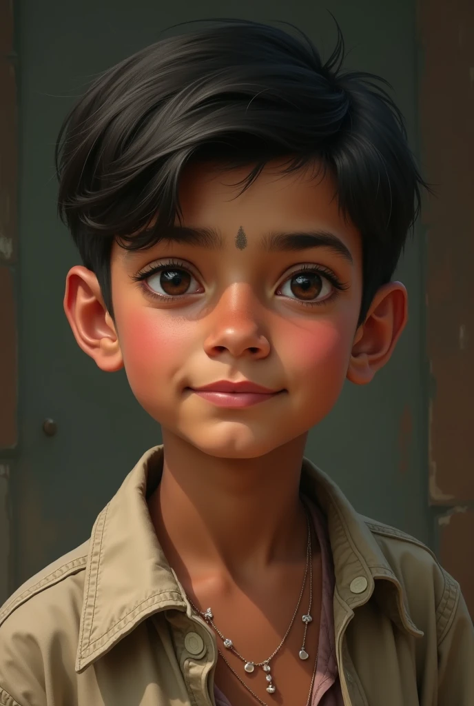 i need a hindu boy realistic human like image