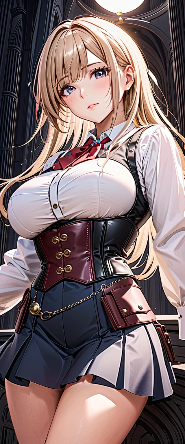 high quality　High resolution, 8k　Wearing party dress　I feel good by massaging my own breasts　　Close your eyes　Tongue out　Cross-eyed　　AV actress　A seductive expression that seems to be comfortable　The rotor hidden in his pants started moving.