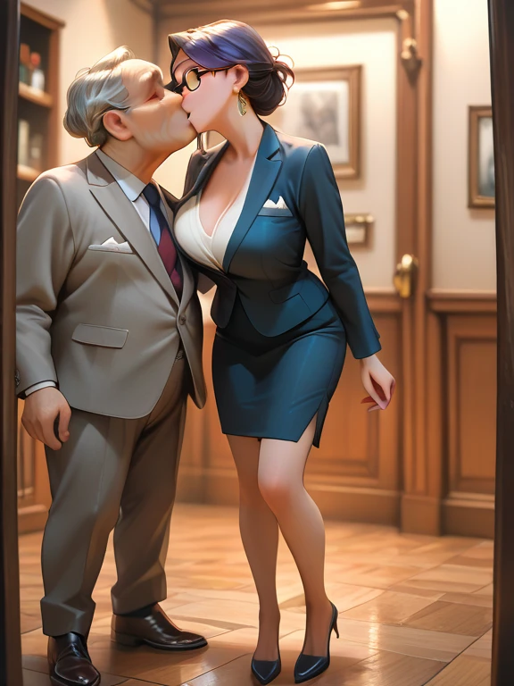 crowded train, girl as yukino yukinoshita, fat bald man hugging her from the front talking with mouth and lifting her legs, black sexy lingerie,, pubic hair visible, 40k, photo, masterpiece, best quality, dark grey background, (with one girl's immediately open legully open legs with big breasts, an elderly man leans on her from the front and picks her up and does different poses., Blushing, troubled eyebrows, rough breath, clenched teeth, burning face, heart pupils, sweaty, full body wet, black hair, long hair, knee bending, reluctance, watery eyes, big, soaked, small, slender, white shirt, tie, pants visible through short pleated skirt, slouch, slender, short pleated skirt, slouching, hands on chest, crotch open, lewd, kissing, hugging, tongue sucking, legs tangled around hips, cowboy shottouching breasts, hands on the crotch, breastapart, (ahegao, rolling eyes:1.5)