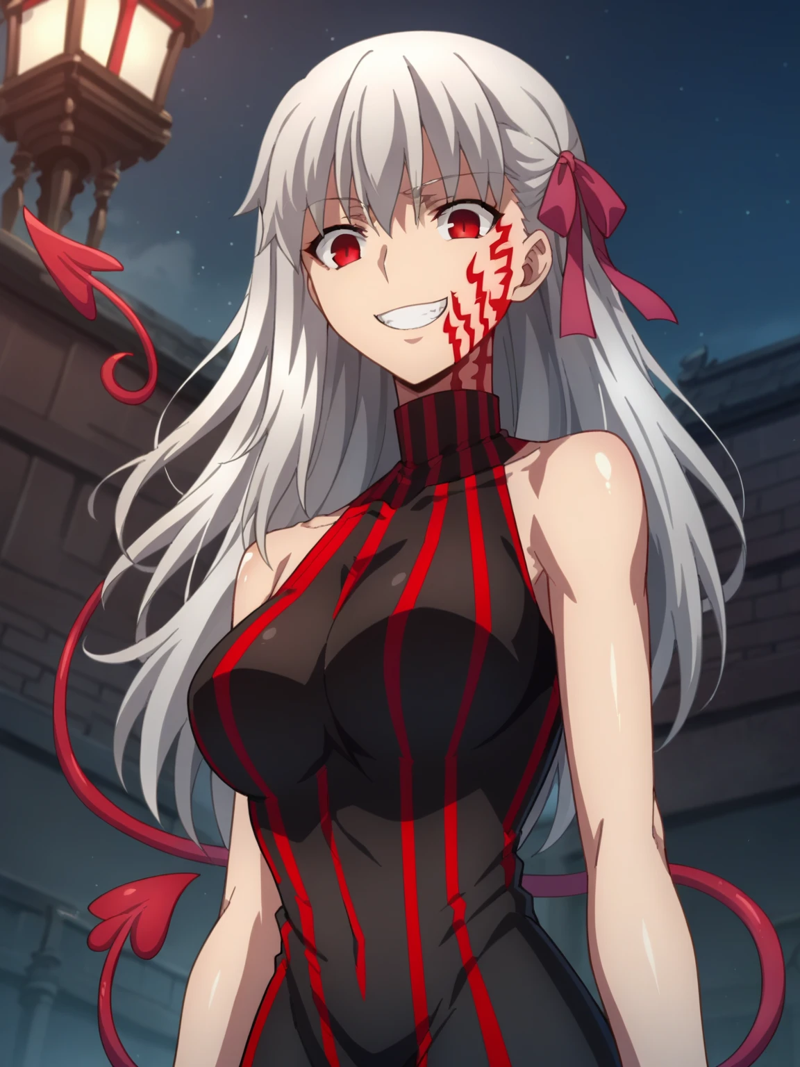 ((masterpiece)), ((best quality)), ((grotesque and splatter)), beautiful girl, curvy, tall, exposed belly, belly button, big breasts, femdom, slaughter, bloody white dress, Blood on the body, Bloody, Blood on the belly button, Blood on the belly, Blood on the breasts, tall, bloody knife, bloody sword, bloody belly, war, fight, kill, Behead, shot from below, POV from fallen enemies, sensual, Blood on the breasts, smile, spattered by much blood, having a big bloody sword, reflecting blood on the whole body, looking down on me, massaging breasts, getting excited sexially, kill everyone, blood splatter, cruel, background with battlefield, cut off head of man, holding a severed head