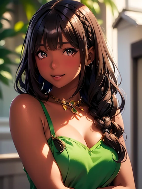 (highest quality:1.2, Very detailed, up to date, Vibrant, Ultra-high resolution, High Contrast, masterpiece:1.2, highest quality, Best aesthetics), Portraiture、girl、((25 years old:1.5)), (slim:1), ((25 years old:1.3)), see-through bra, see-through panties, long hair、on bed, sexy pose, ponytail, white and yellow green ((streaked hair:1.6)), highlights hair: 1.5, (small breast,:1) (tan skin:1.1), Bright colors、Beautiful fine details、Beautiful lip detail、cowboy shot, look at viewer