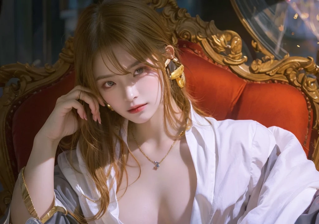 (Highest quality,4K,8k,High resolution,masterpiece:1.2),Super detailed,(Realistic,photoRealistic,photo-Realistic:1.37),Slutty Japanese Woman, Beautiful and delicate hazel eyes, Beautiful lip detail, pose sensually for photographs, In a luxurious hotel room, With attractive lighting, Enchanting atmosphere, Sensual look, Excellent makeup, (short hair), (ponytail), (Neat bangs:1.4), ((Firm and shapely C cup breasts:1.5)), ((Full nudity:1.9)), ((Both arms are suspended by rope:1.7)), ((Exposed breasts:1.5)), ((Exposed shoulders:1.5)) ,((Small and beautiful pink areola)), ((Staring at the audience)), ((Sad expression:1.9)), Captivating Gaze, A confident and attractive demeanor, Vibrant colors, Smooth and flawless skin, Captivating aura, Captivating curves, Provocative pose, Elegantly decorated background, Sophisticated furniture, Soft Shadows, 魅惑的でEnchanting atmosphere.