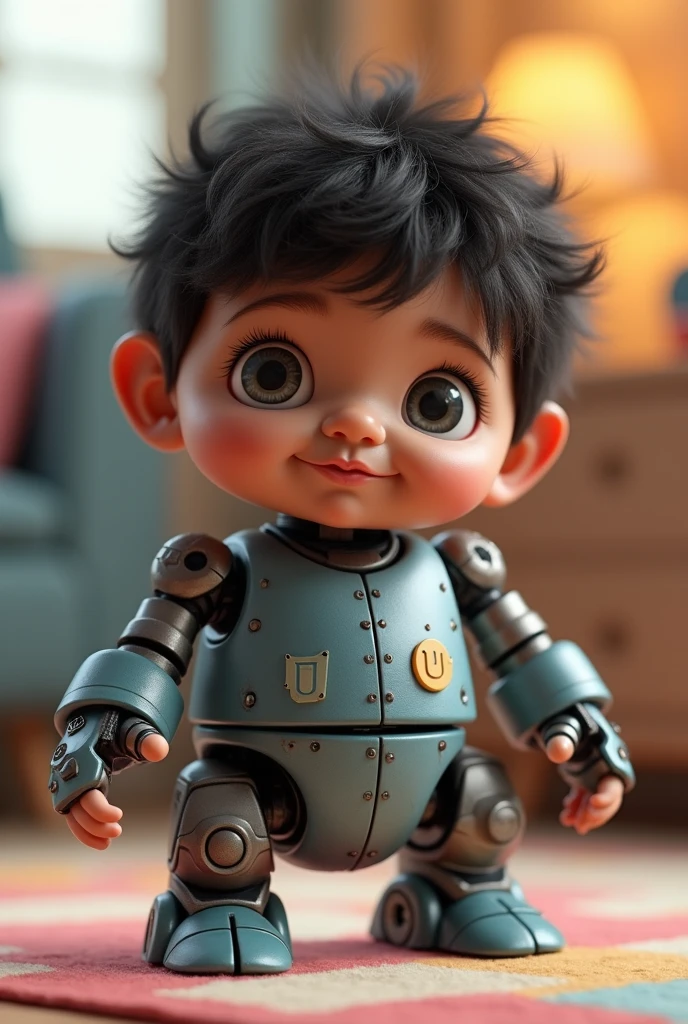 cartoon character,fat and chubby,inspired by Wall-E robot,character design,expressive face,round belly,heightened cheeks,cute and lovable,playful expression,charming smile,large expressive eyes,rounded features,friendly and approachable posture,vibrant colors,soft and rounded edges,expressive body language,playful and energetic attitude,joyful and carefree personality,sparks of curiosity and wonder,futuristic and modern elements,blending of human and robot characteristics,innovative clothing design,quirky accessories and gadgets,endearing and relatable personality traits,seamless integration of technology and nature,happy and lively environment,humorous interactions with other characters,colorful and detailed background,whimsical and imaginative atmosphere,masterpiece:1.2,ultra-detailed,photorealistic,concept art,3D rendering,professional,HDR,studio lighting,vivid colors,(concept art,three sided view,official art,reference sheet,multiple views)