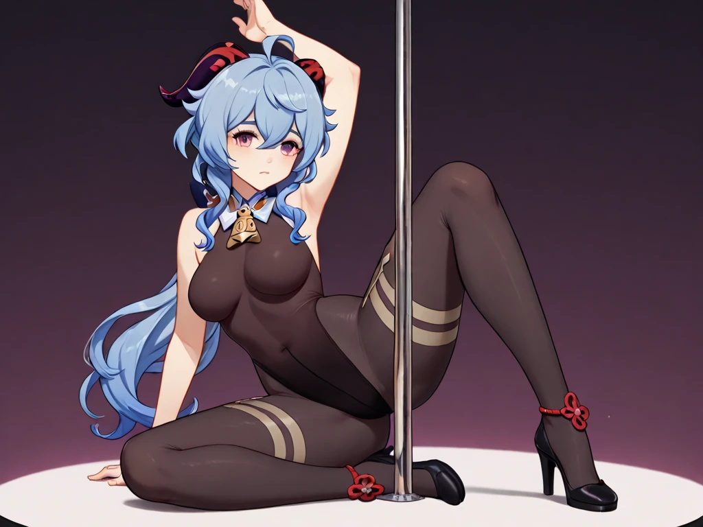(masterpiece, highest quality:1.2), 1 girl, alone,Are standing_Split, 
long hair，Bunny Girl