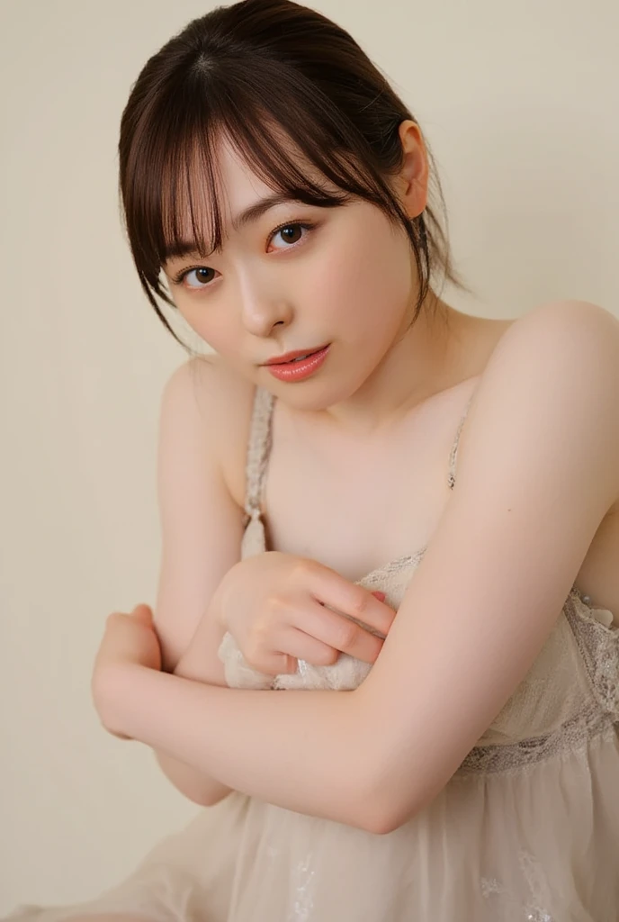 (8k, Best Quality, Masterpiece: 1.2), young girl、masterpiece、onsen、(nude:1.8)、pubic hair、photo realistic、realistic、full body
