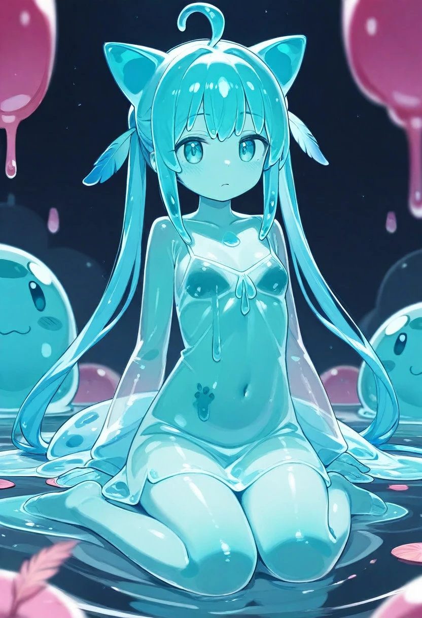 (((Um grupo de pequenas meninas slime ficar completamente nu mostrando o e ))), olhos brilhantes, boca rosa, delicado, slime sexo, hentai,(Seios muito macios) corpo molhado,Wet,tentacle, tentacles entering the , good hand, 4k, alta resolução, obra-prima, melhor qualidade