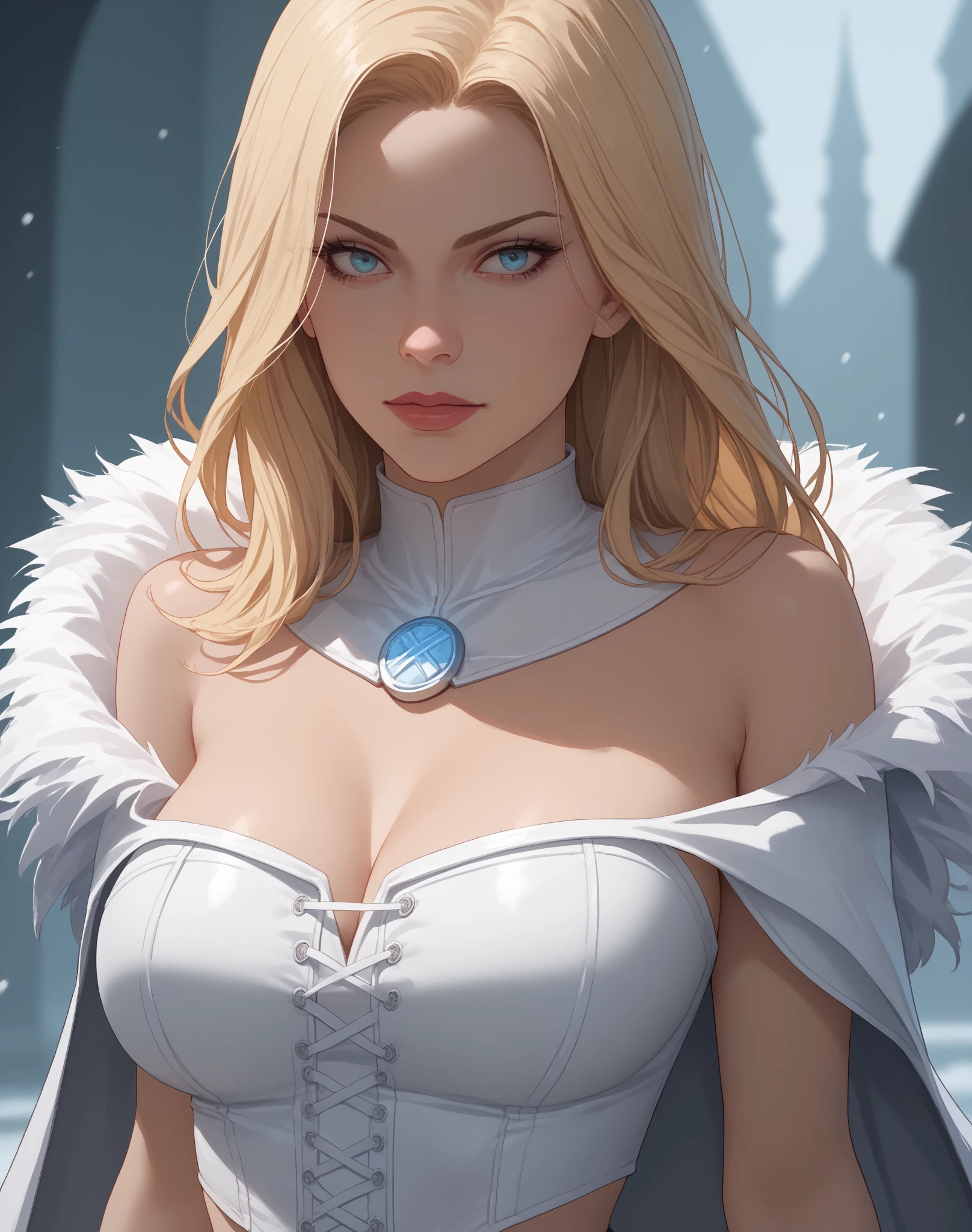 score_9, score_8_up, score_7_up, score_6_up, score_5_up, score_4_up, source_anime,((EF_WntXM_SDXL)), gorgeous emma frost female, seductive ,intense gaze,seductive expression,soft lighting,hentai