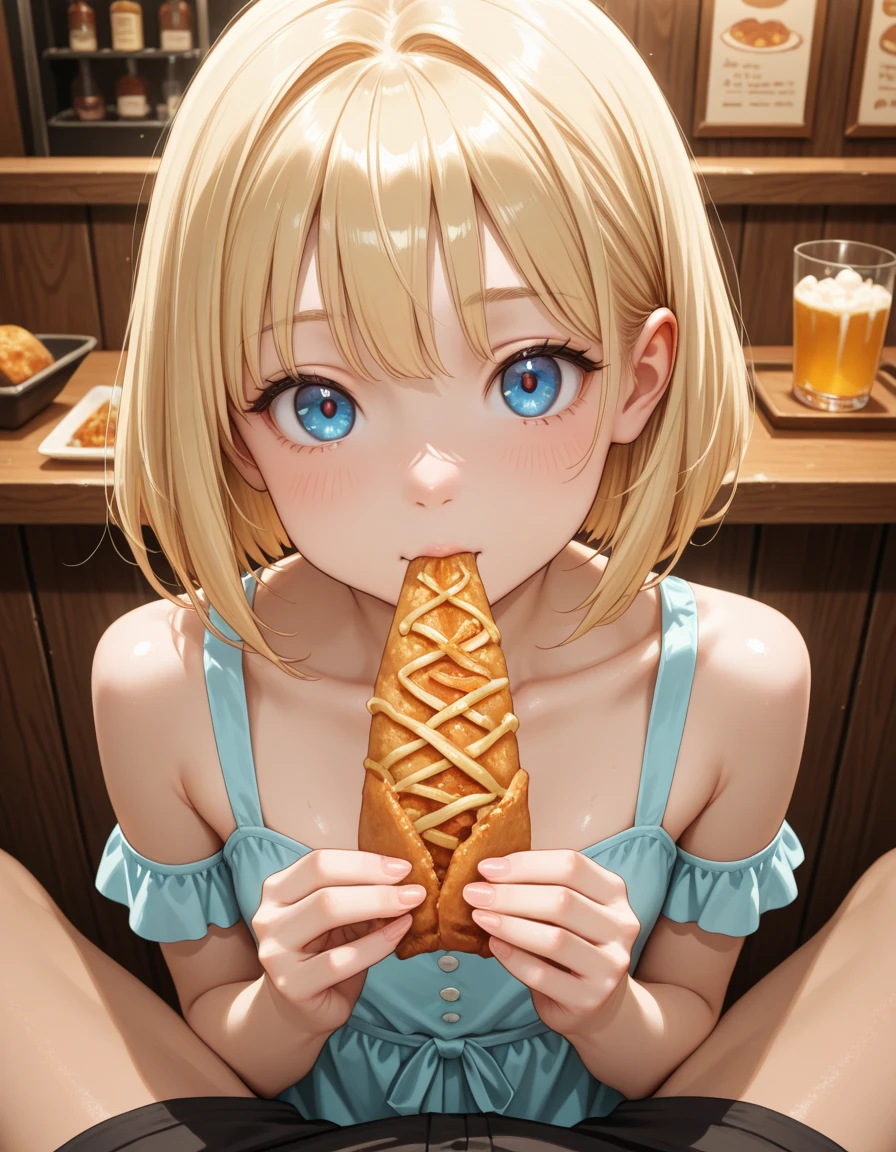 ((Eating Donuts)), (Shiny Costumes))), (Navel), skindentation, skinny, solo, 1 woman, Masterpiece, highest quality, highest quality, 16K, incredibly absurd, highly detailed, 2.5D, ai-generated, delicate and dynamic, very delicate facial expressions, delicate eye depiction, erotic, only sexy woman, ((A cute and kind face)), healthy figure, ((25-year-old woman)), 160cm tall, medium firm swaying bust, blush, Sweat,Embarrassed,sexy, ((thin thighs)), (camel toe:0.7), (visible nipples:0.5), (Erect nipples,:0.7), shiny and lustrous, facing straight at viewer, (((in heat))), ((Oily_skin)), ((dutch angle)), ((erotic pose)), ((one knee)),