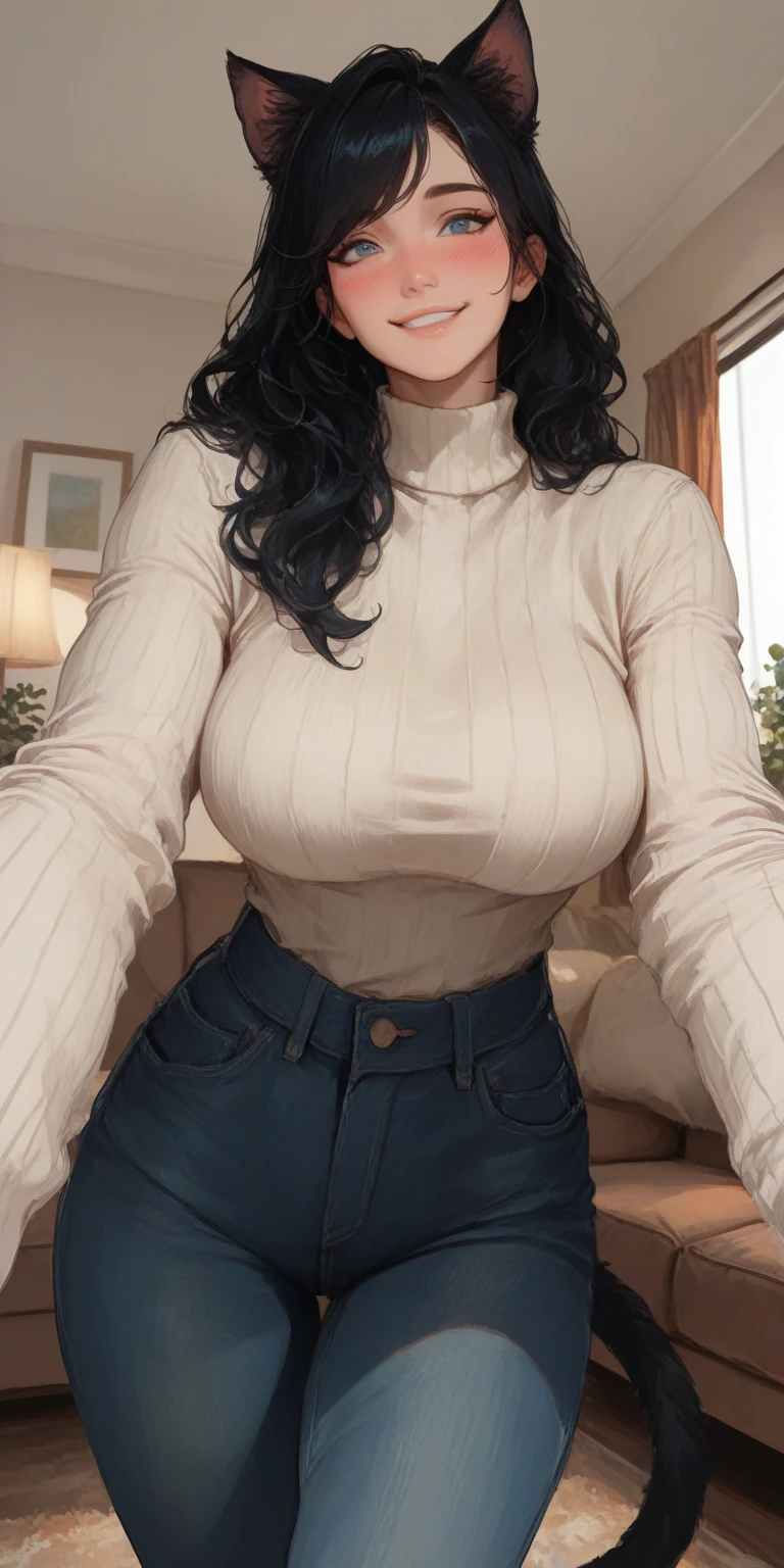 ((best quality)), ((masterpiece)), (detailed), perfect face, beautiful, mother-in-law, Asian-Indonesian , Agreeable, wearing random clothes (official), In the black room, fascinating expression, Chubby body, nice body, milf chubby, Chinese-Indonesian. whole body, big arms, wide hips , Wear sneakers, Bob Hairstyle, baby face , Chubby cheeks, 35 years old, plump and tall woman, tattooed thighs , yakuza tattoo , big thighs, big armspits , chubby huge cheeks , thick neck, chilling atmosphere, low light, wavy short hair, big bust, showing her armpits , thick woman , turtleneck, thick woman . whole body, wearing shorts pants 