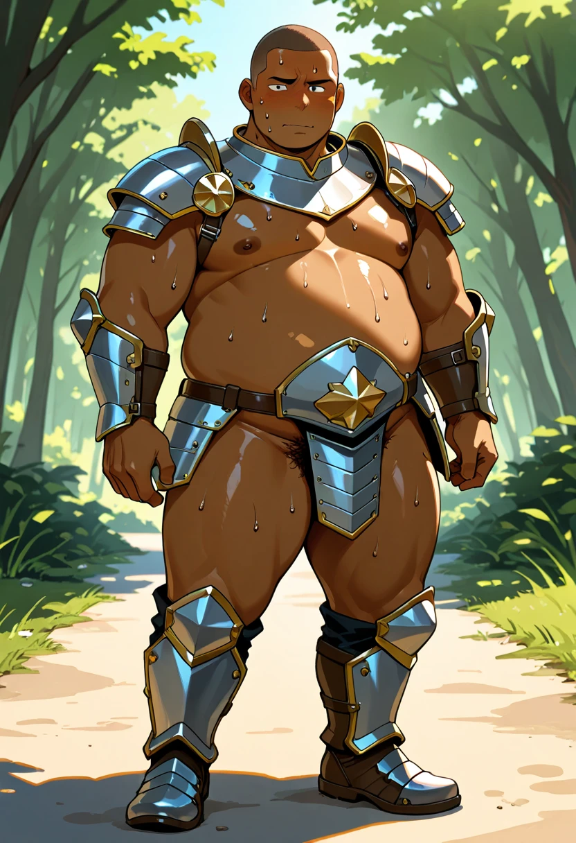 score_9, score_8_up, score_7_up, solo, male focus, mature male, orc, green skin, tusks, beard, outdoors, micro armor , shoulder armor, breastplate, upper body, closed mouth, pauldrons, night, night sky , boots , shirtless , (micro fundoshi) , full body , black boots , laying spreadlegs , legs up